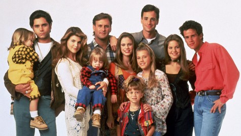 Throwback photo of the Full House cast. 
